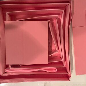Pink Stackable Gift. Boxes (New / To. Be‎ Assembled)